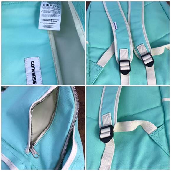 NWT Converse Canvas Original Backpack Green WMNS - Picture 6 of 6